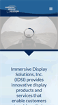 Mobile Screenshot of immersivedisplayinc.com